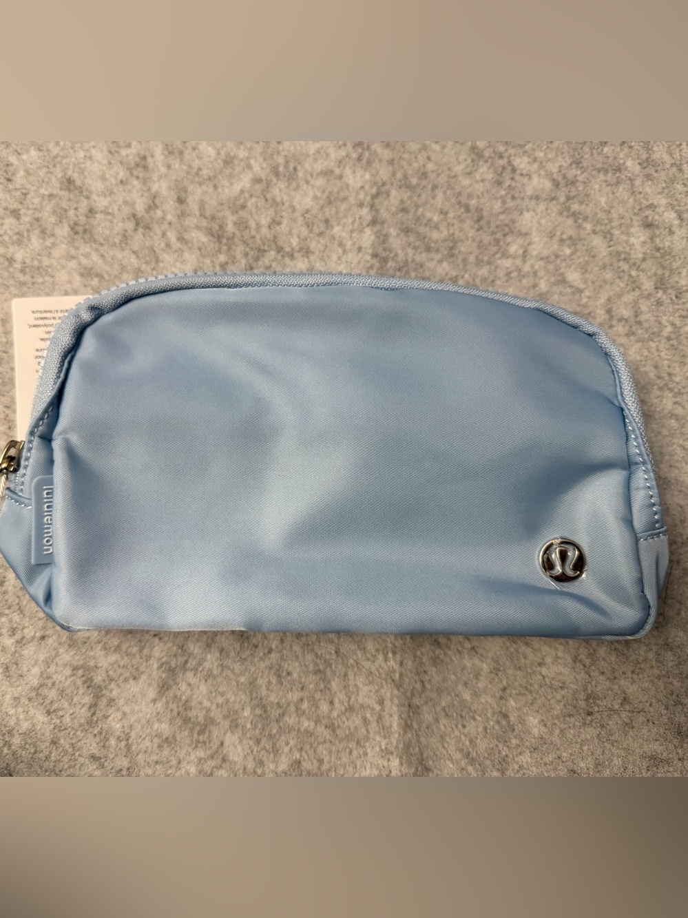 lululemon athletica Light Blue Zip Cosmetic Pouch